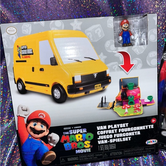 Super Mario Bros van mini playset